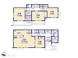 松戸市八ケ崎5丁目 新築一戸建て 全3棟