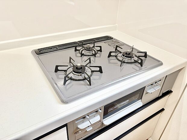 三口ガスコンロでお料理が一気にはかどりそう