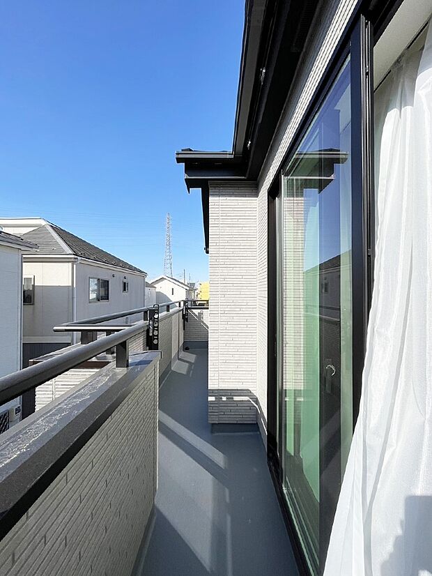 風通しの良いバルコニー