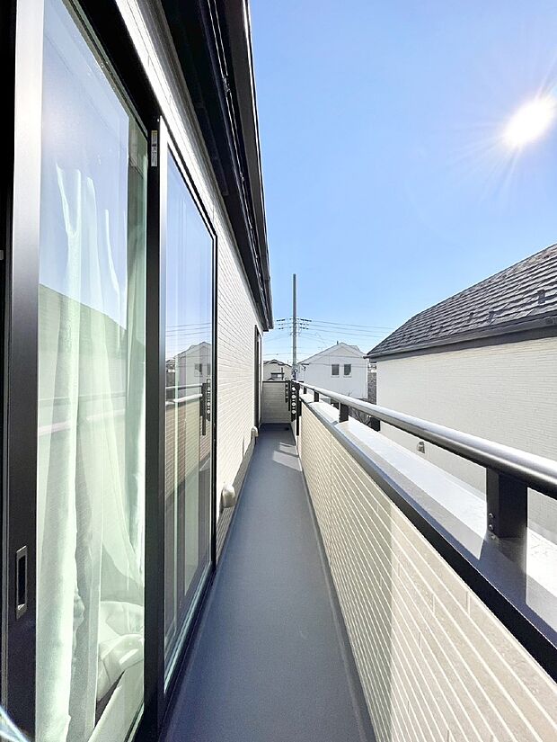 気持ちよい陽光と風を感じられます