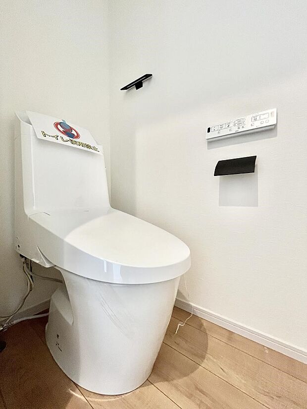 トイレは1階と2階それぞれに配置されていてとても便利です。