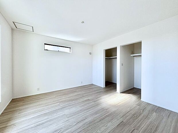 収納が充実しているので、居住スペースを広く使えます。