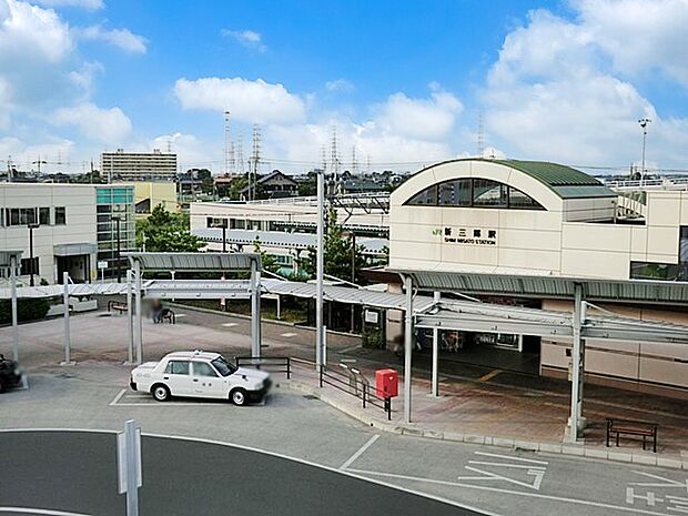 駅 1200m JR武蔵野線新三郷駅