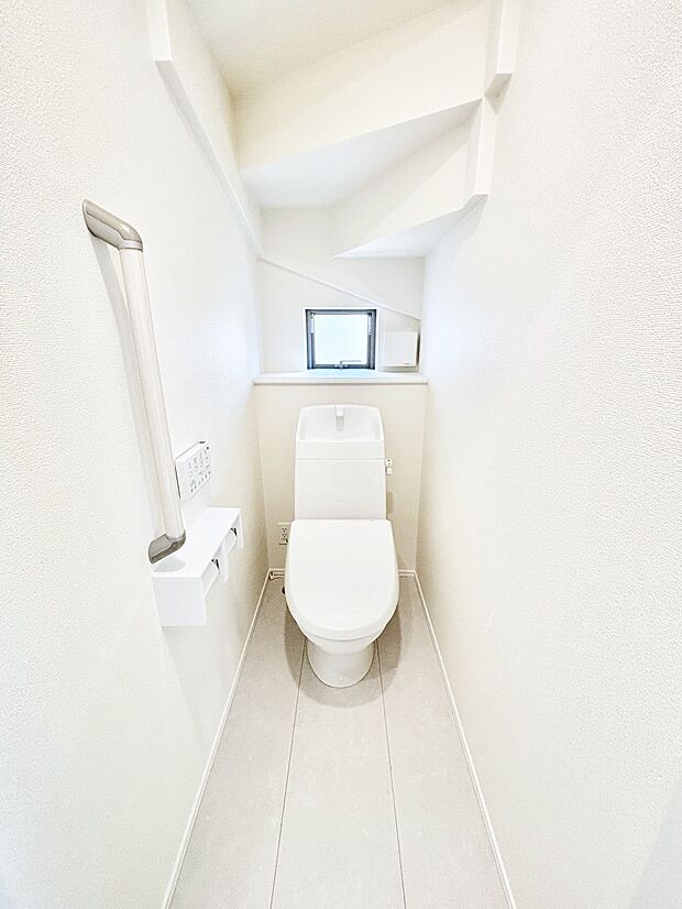 ウォシュレット付きトイレが1階と2階それぞれに配置されていてとても便利です。