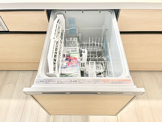 面倒なお片づけは食洗機にお任せ!家事の負担が減って、時間にも気持ちにもゆとりができます。