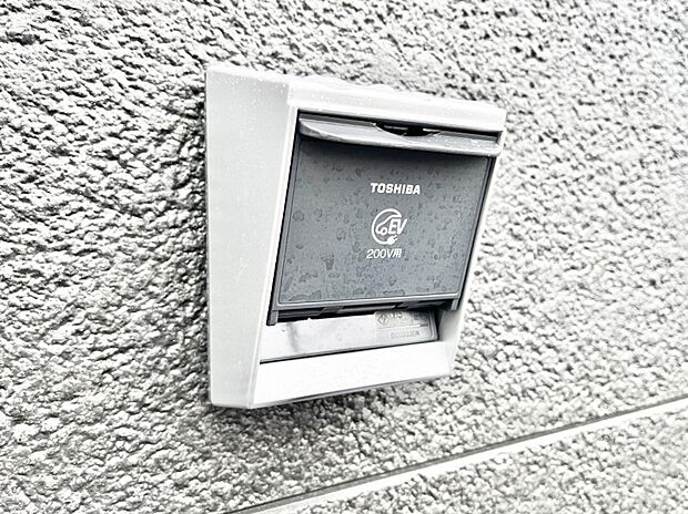 ＥＶ充電用屋外コンセント 。
