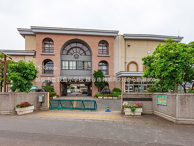 小学校 800m 越谷市立荻島小学校