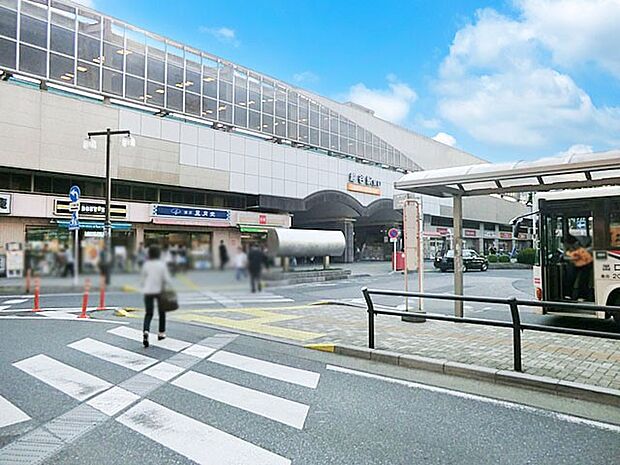 駅 1040m 越谷駅