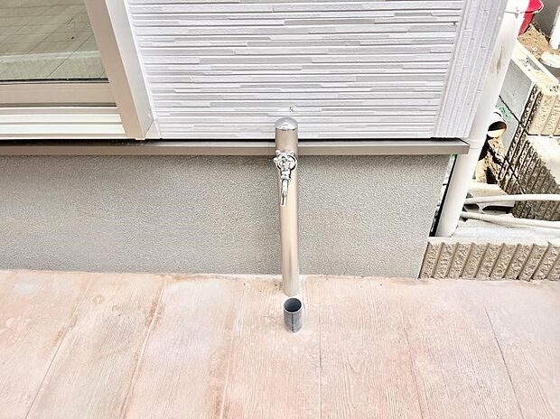 ガーデニングやお掃除に便利な外水栓