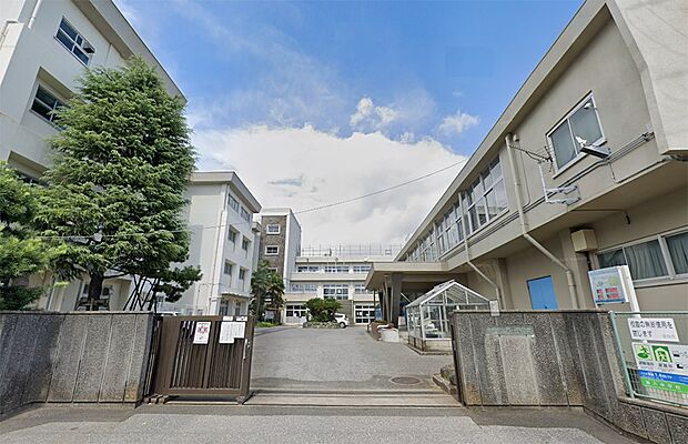 中学校 350m 市川市立第八中学校