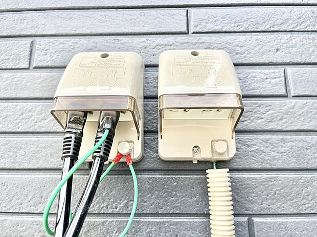 お掃除などに便利な外コンセント