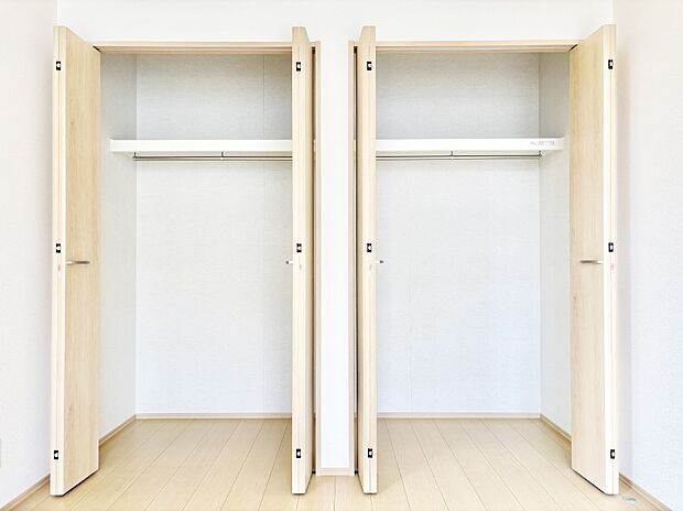 収納力あるクローゼット