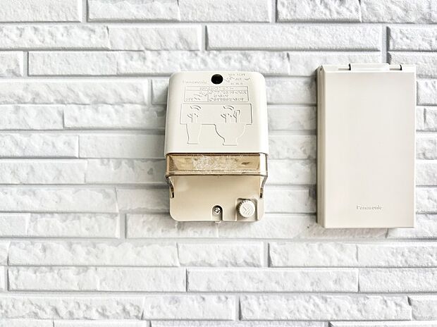 便利な外コンセント。