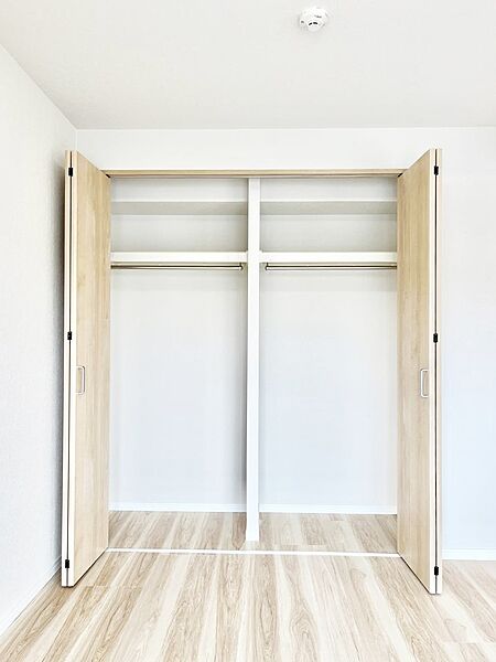 収納力あるクローゼット