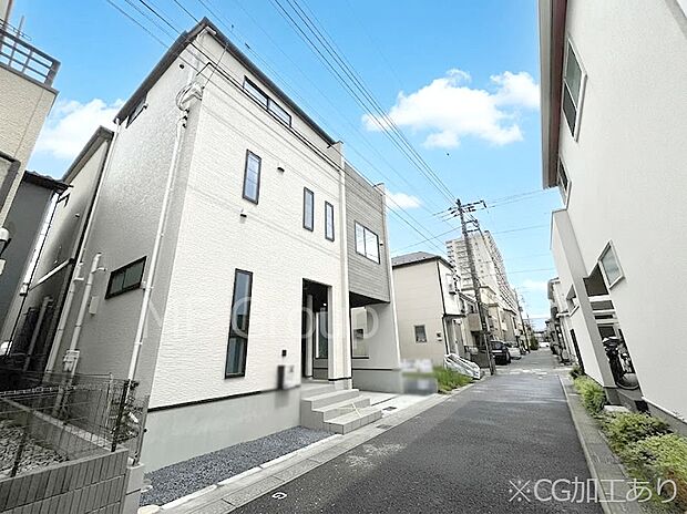 前面道路はきちんと整備されています