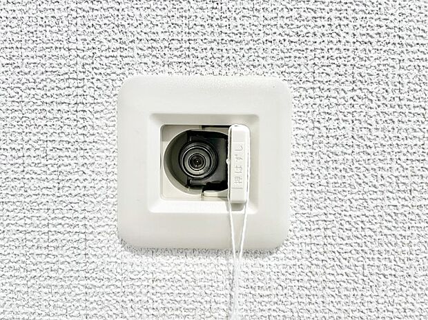 洗面所にガスコンセントを設置!ガス式の衣類乾燥機が使用できますね