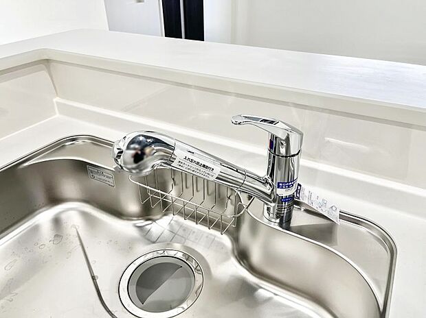 いつでも清潔なおいしいお水を。一つの水栓で水道水と浄水を使い分け。