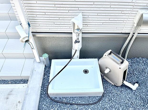 ガーデニングやお掃除に便利な外水栓