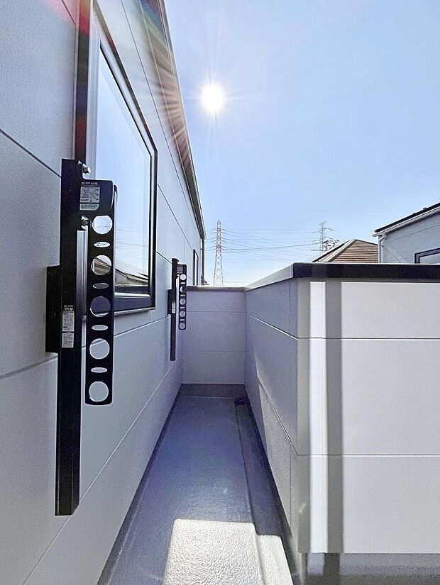 風通しの良いバルコニー