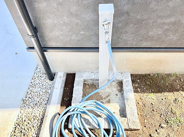 ガーデニングやお掃除に便利な外水栓