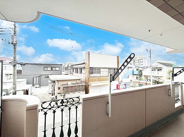 バルコニーからの眺望です