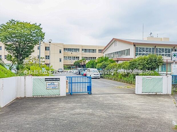 小学校 560m 春日部市立中野小学校