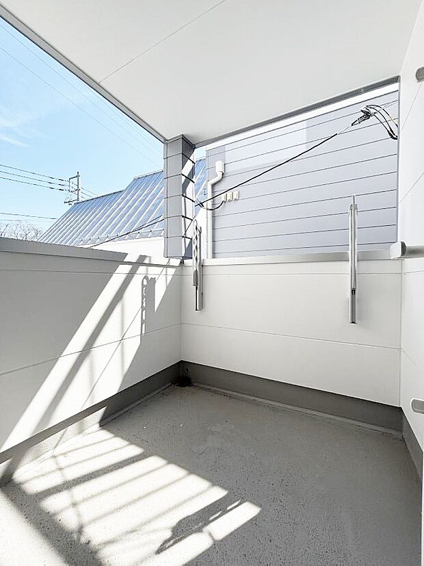 開放感あるルーフバルコニー