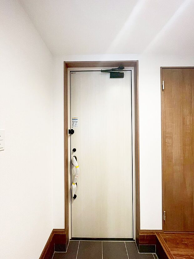 帰ってきてホッとする玄関。帰るのが楽しみになりますね!