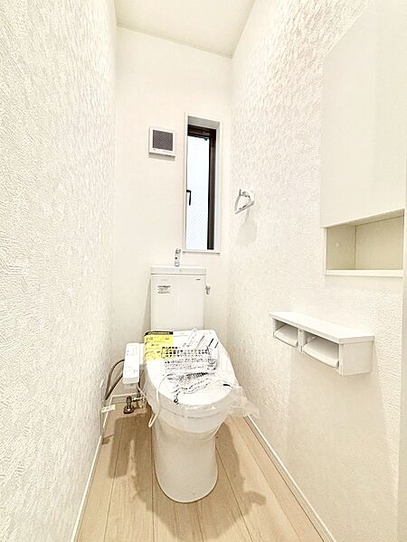 トイレは1階と2階それぞれに配置されていてとても便利です。