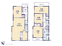 柏市花野井 新築一戸建て 全2棟