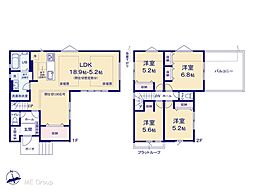 松戸市新松戸7丁目 14期 新築一戸建て 全2棟