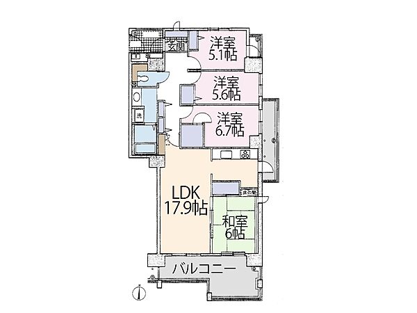 間取り：312001242107