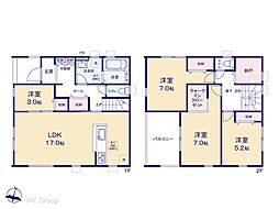 白岡市篠津 第3 新築一戸建て 全1棟