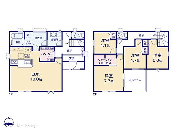 間取りを拡大表示