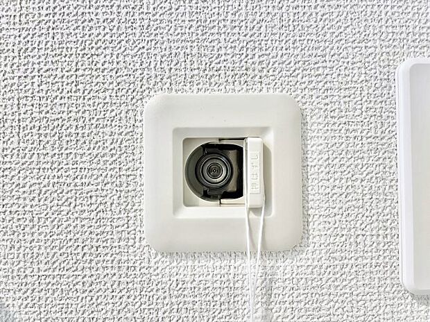洗面所にガスコンセントを設置!ガス式の衣類乾燥機が使用できますね