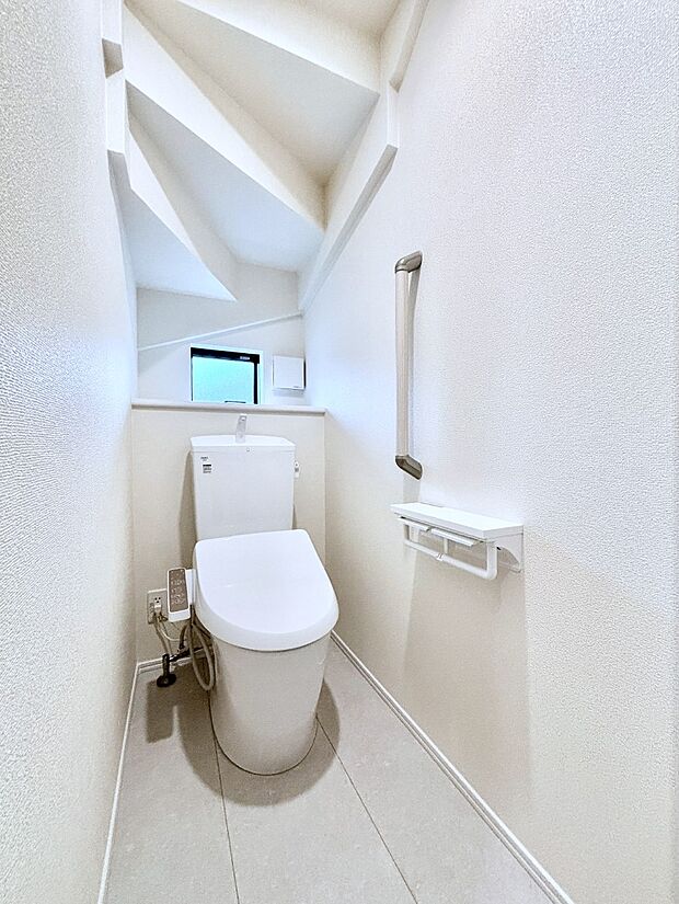 トイレは1階と2階それぞれに配置されていてとても便利です。 