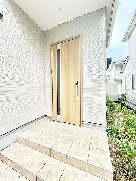 いつも気持ち良くご家族を迎えられる玄関