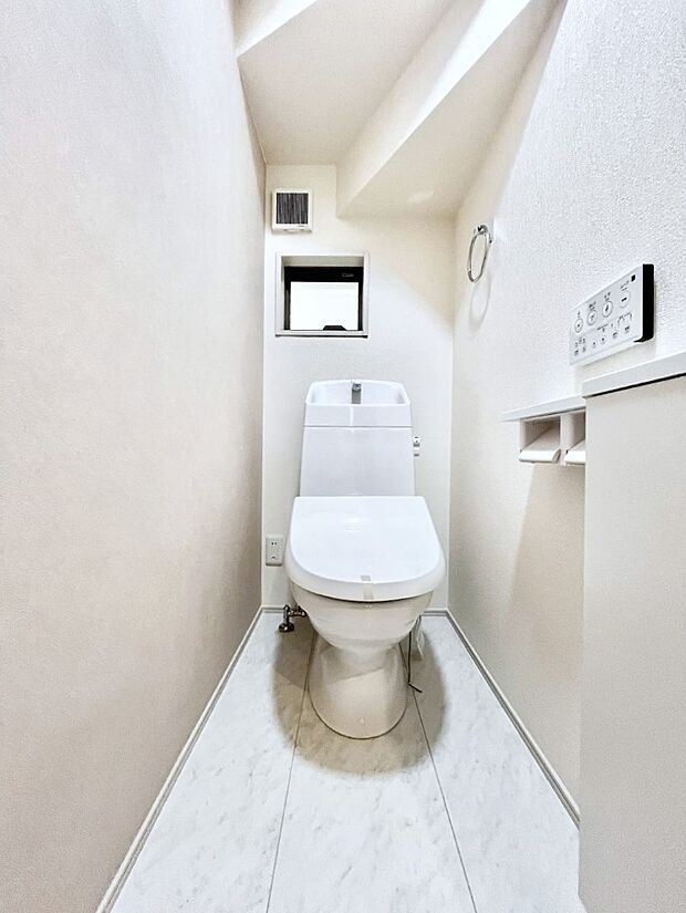 トイレは1階と2階それぞれに配置されていてとても便利です。