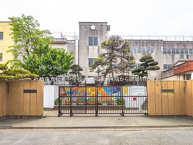 中学校 1100m 柏市立松葉中学校
