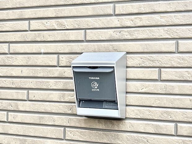 ＥＶ充電用屋外コンセント 。