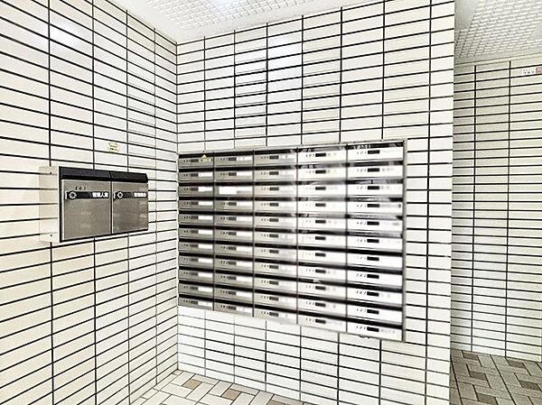 雨に濡れずに郵便物が受け取れます。