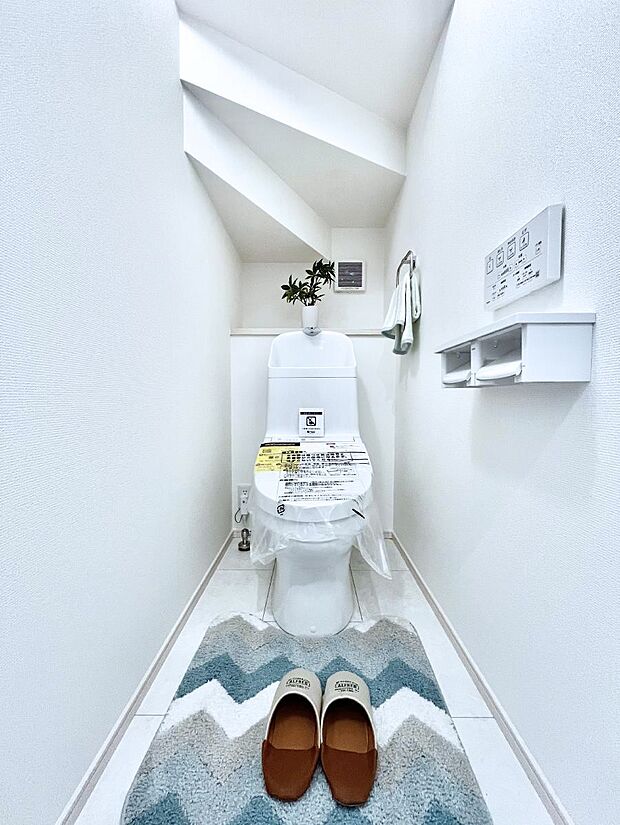 ウォシュレット付きトイレが1階と2階それぞれに配置されていてとても便利です。