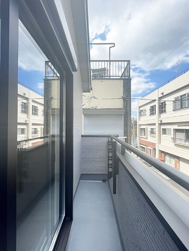風通しの良いバルコニー