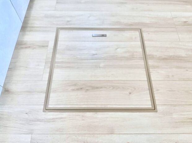 床下収納付き!日用品・非常用品の収納にも大活躍。