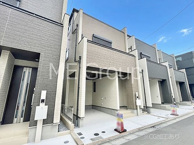 シンプルで落ち着きのある建物は住むかたの個性でオリジナルなものになっていきます。