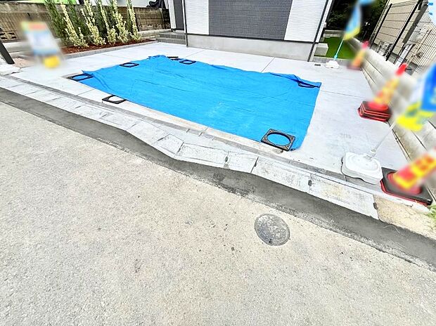 並列2台駐車可能なゆとりのカースペース