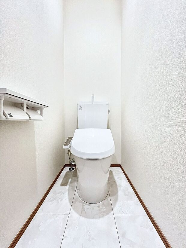 トイレは1階と2階それぞれに配置されていてとても便利です。 