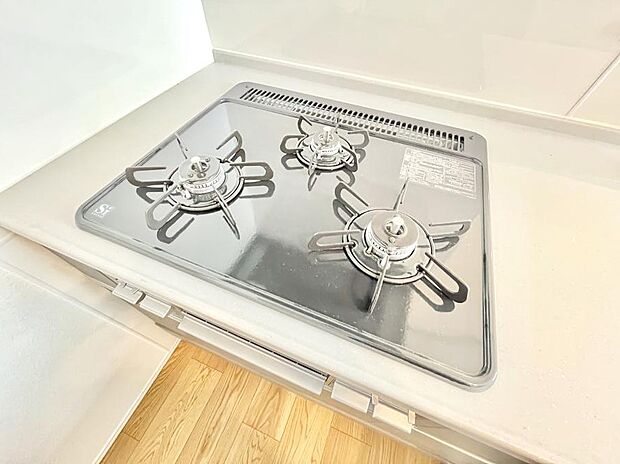三口ガスコンロでお料理が一気にはかどりそう