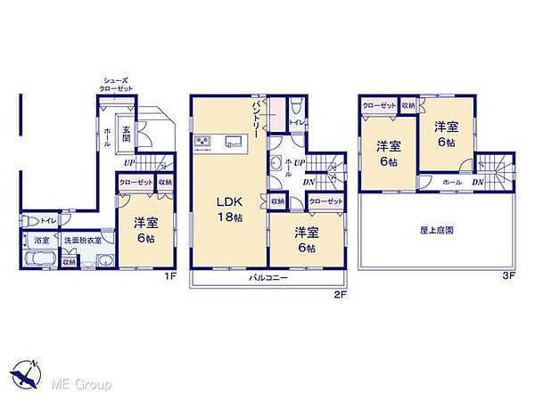 間取りを拡大表示