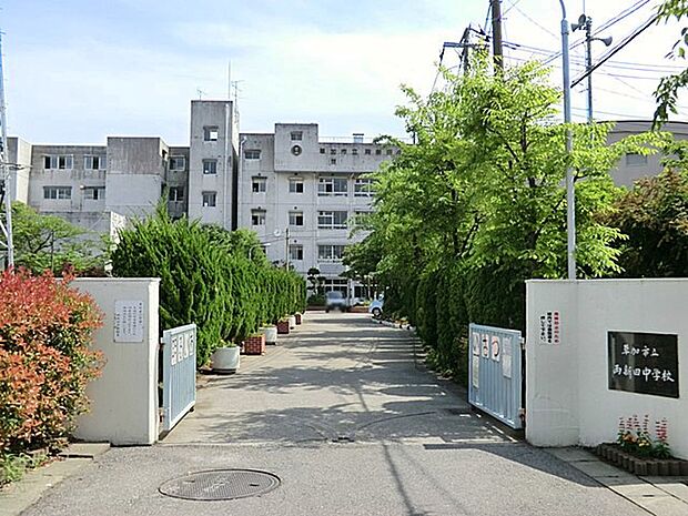 中学校 710m 草加市立両新田中学校